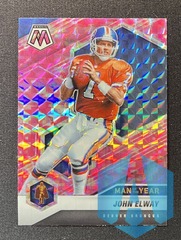 2021 Mosaic Man of the Year Pink Camo Mosaic Prizm #279 John Elway Broncos